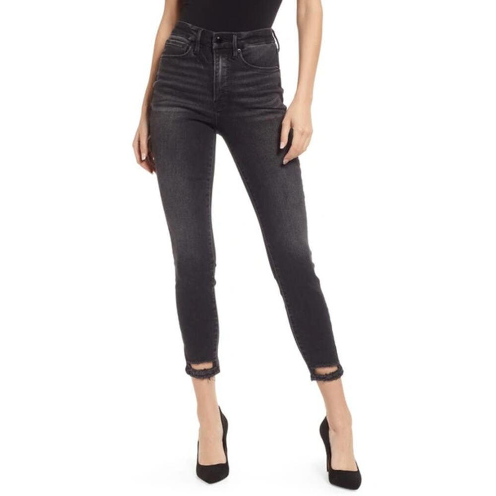 Good American Good Legs Shadow Pocket Skinny Jeans